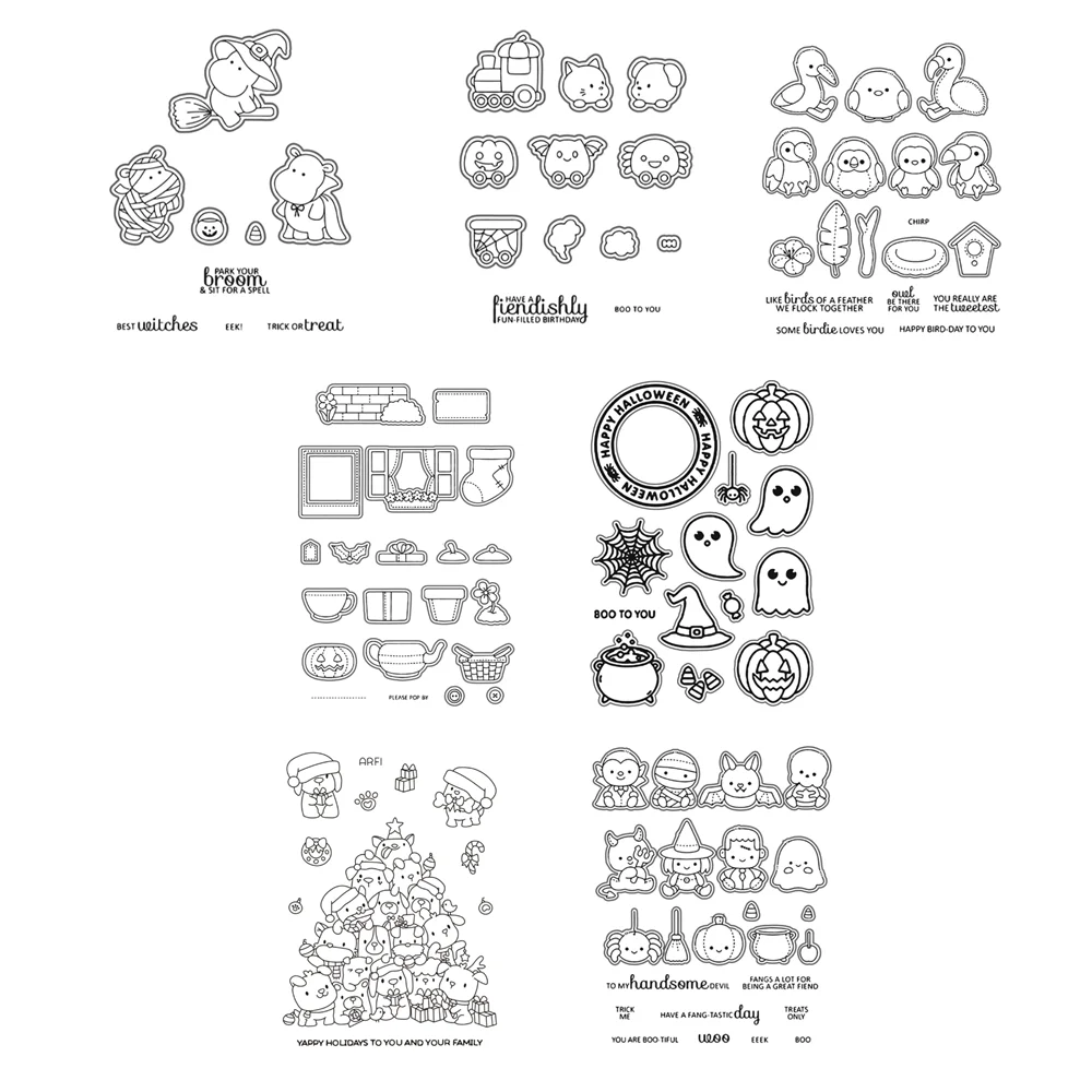 Candle Making Guide - スタンプセット,日曜大工,動物,ハロウィーン,クリスマス,エンボス加工フレーム,カードクラフト用のスクラップブッキング