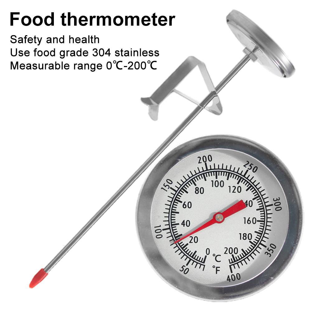 Candle Making Thermometer - 調理用温度計 丈夫で安全なフライ油温度計 読みやすいステンレス鋼 グリル用 キャンディーキャンドル作り ベーキング用