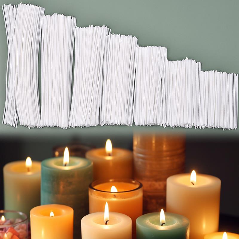 Candle Making Raw Material - キャンドルを作るための綿よだれかけのセット,無煙ワックス,コア,大豆,ワックス,不織布,キャンドル,50/100個