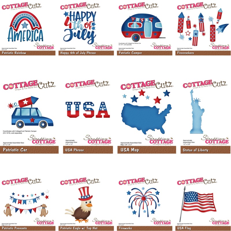 愛国的な車愛国的なキャンピングカー金属切削ダイススクラップブ - Candle Making Guide のレビューと価格