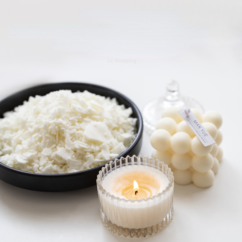 アロマテラピー用の純粋な天然大豆ワックス,製造用の手作りワッ - Candle Making Raw Material のレビューと価格