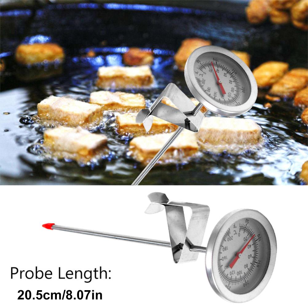 調理用温度計 丈夫で安全なフライ油温度計 読みやすいステンレ - Candle Making Thermometer のレビューと価格
