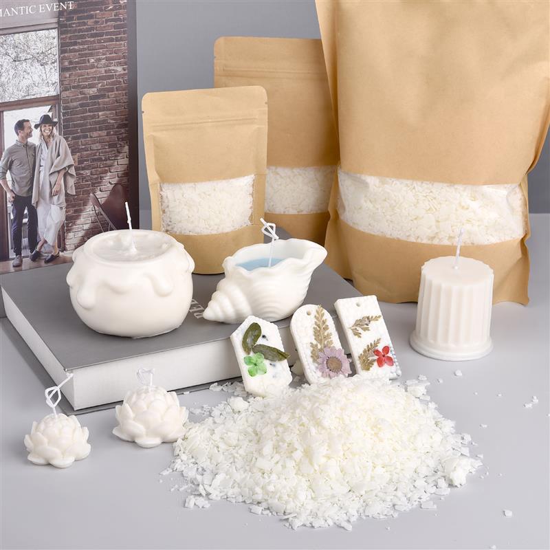天然の純粋な大豆ワックスフレークの香りのキャンドル,原材料, - Candle Making Raw Material のレビューと価格