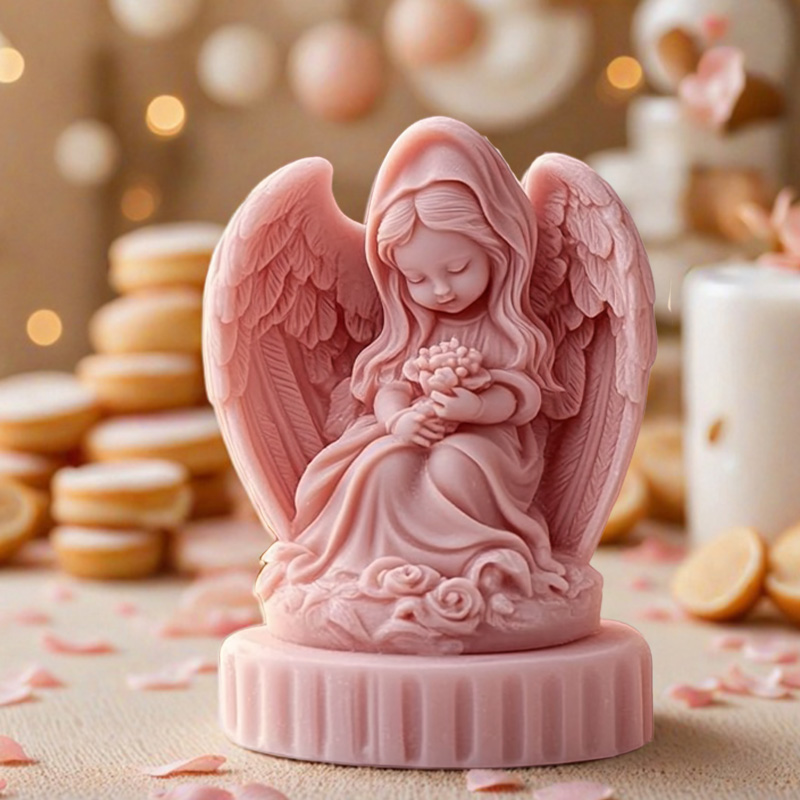 3Dキュートなカップルエンジェルキャンドル型、繊細な質感で手 - Candle Making Thermometer のレビューと価格
