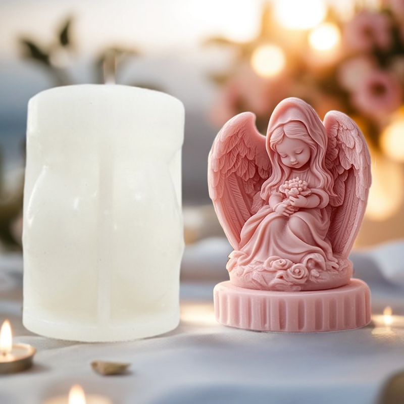 3Dキュートなカップルエンジェルキャンドル型、繊細な質感で手 - Candle Making Thermometer のレビューと価格