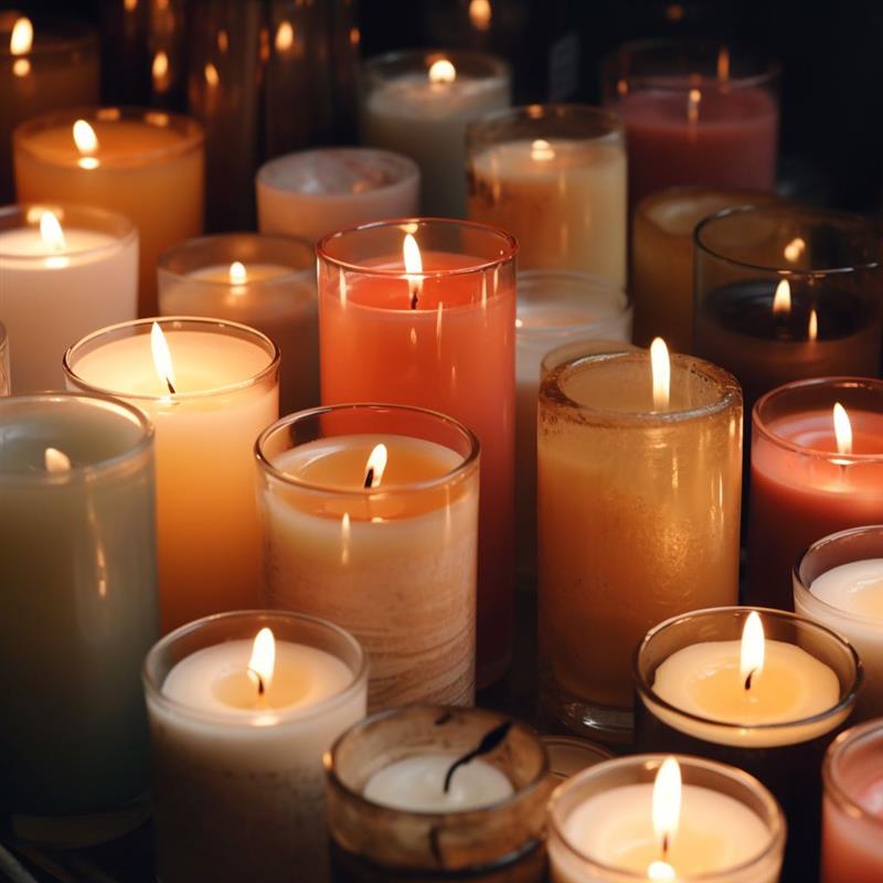 キャンドルを作るための綿よだれかけのセット,無煙ワックス,コ - Candle Making Raw Material のレビューと価格