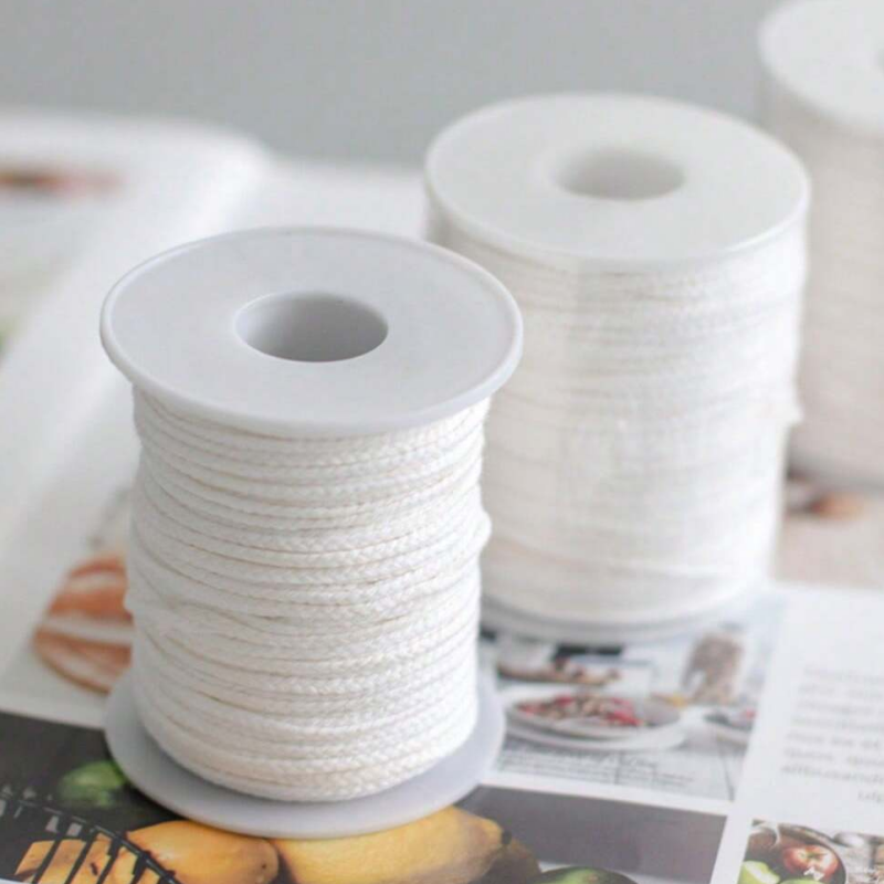 1 ロールキャンドル綿芯 + 100 個金属キャンドル芯サス - Candle Making Raw Material のレビューと価格