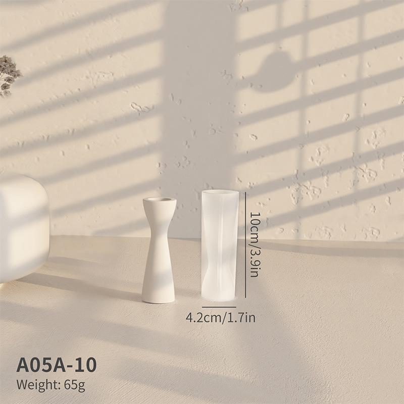 新しいキャンドルホルダー シリコンキャンドル型 DIYキャン - Candle Making Place のレビューと価格