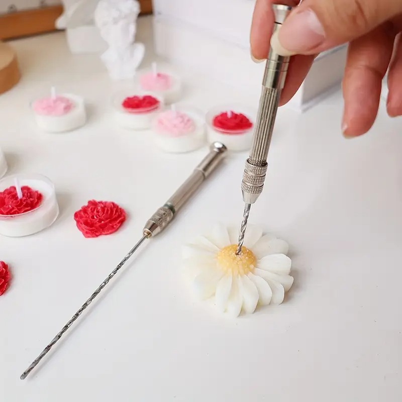 キャンドル作り用パンチツールセット、異なる長さのドリルビット - Candle Making Raw Material のレビューと価格