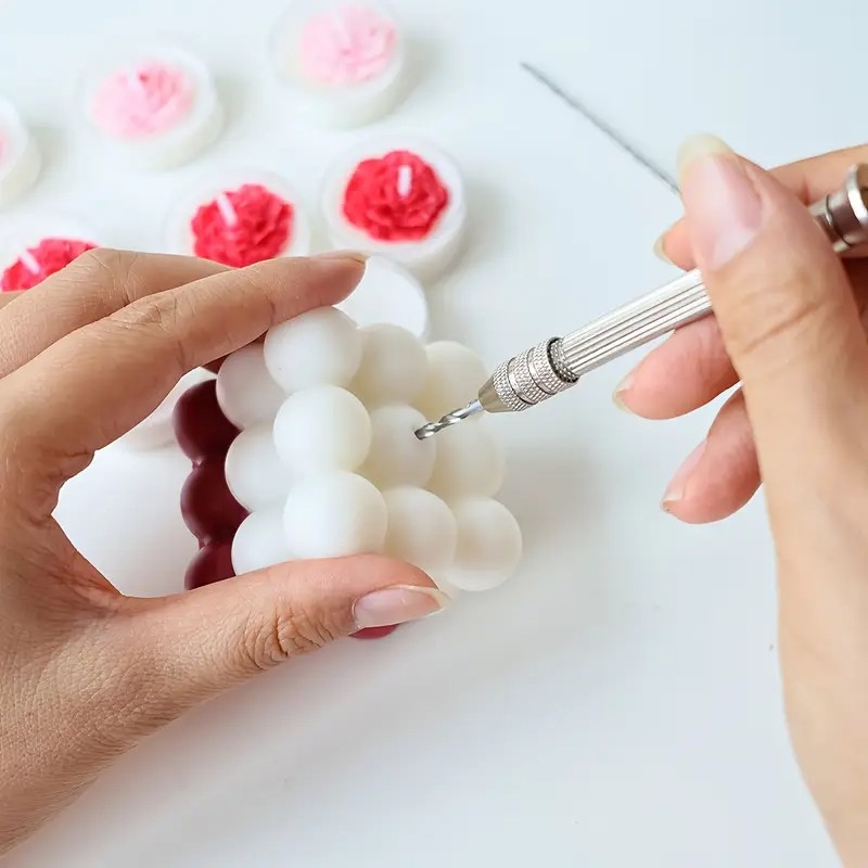 キャンドル作り用パンチツールセット、異なる長さのドリルビット - Candle Making Raw Material のレビューと価格