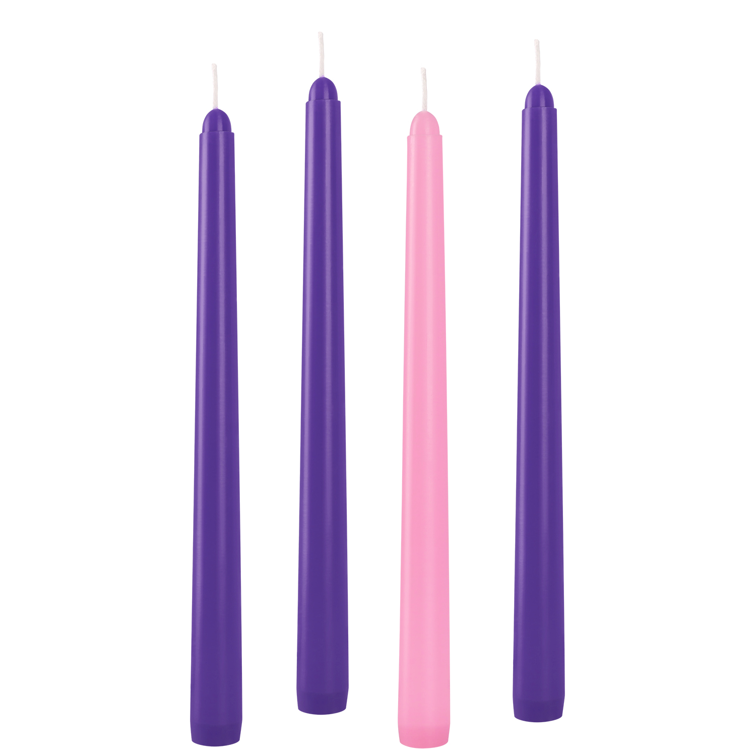 10インチのA型キャンドル4個セット、3本の紫芯と1本のピン - Candle Making Place のレビューと価格