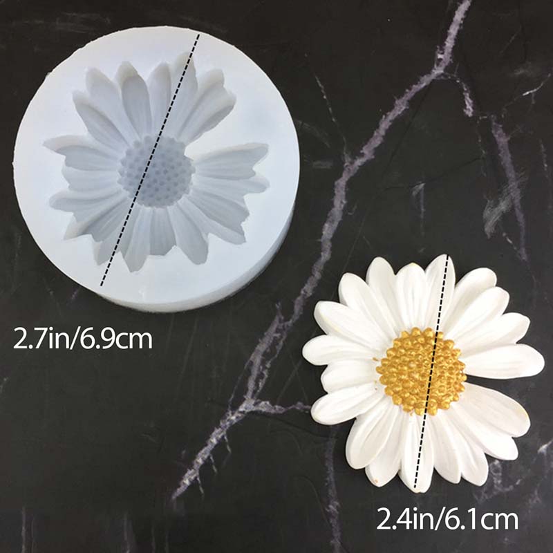 DIY キャンドルシリコーン型デイジーカモミールフラワーキャ - Candle Making Video のレビューと価格