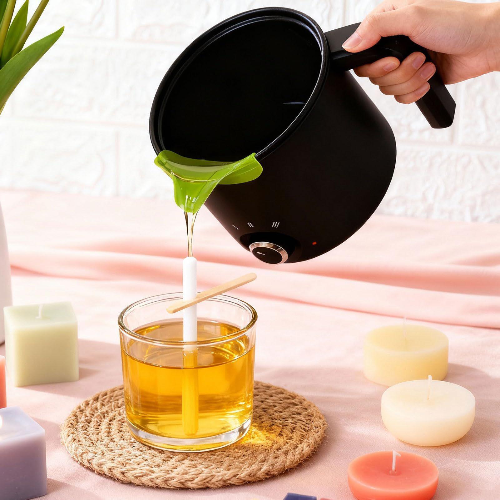 キャンドルワックスメルター 1.5L 電気耐熱ピッチャーワッ - Candle Making Thermometer のレビューと価格